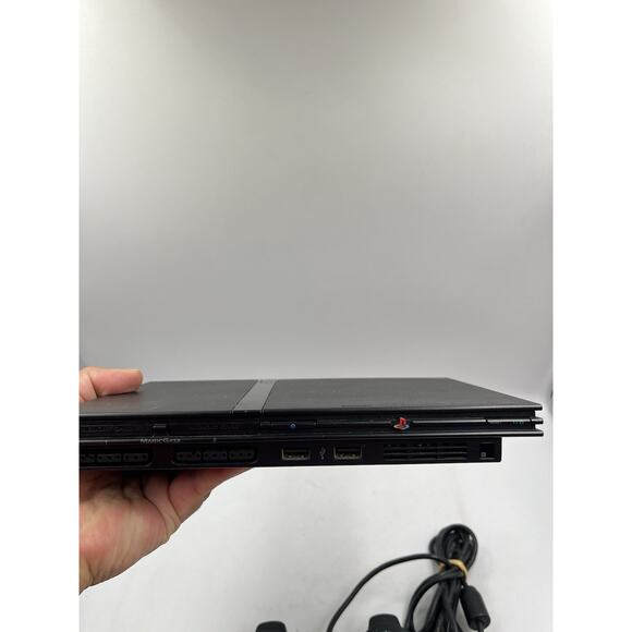 Sony PlayStation 2 Slim PS2 Console Complete w Original DualShock 2 Controller - Picture 5 of 12